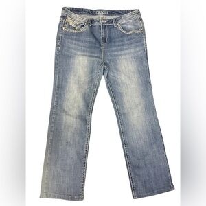 Grace in LA Light Blue Boot Cut Jeans